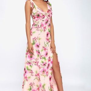 Lulus Maxi Dress XS NWT